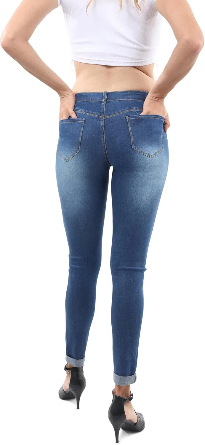 Джинсы Wallace Skinny Jeans, Navy — фото 4
