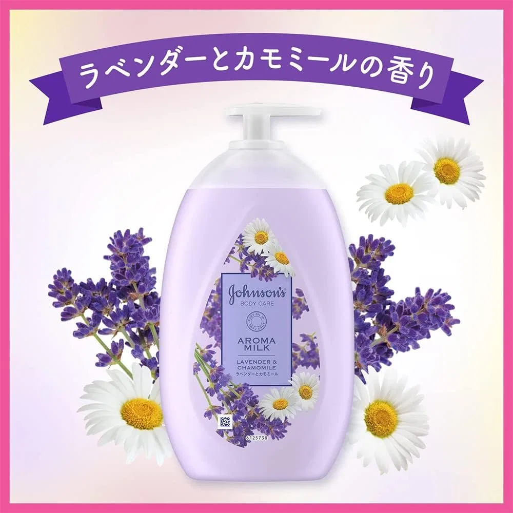 Лосьон для тела Johnson Body Care Dreamy Skin Aroma Milk, 2 шт, аромат лаванды и ромашки Johnson'S Body Care — фото 4