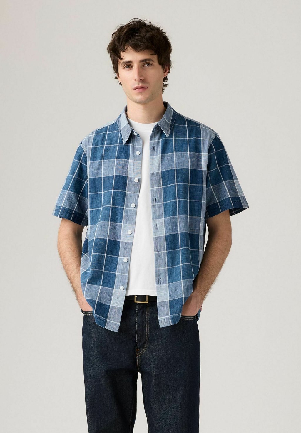 

Рубашка LURU BOXY CROPPED Levi's, цвет Fisher Yd Indigo