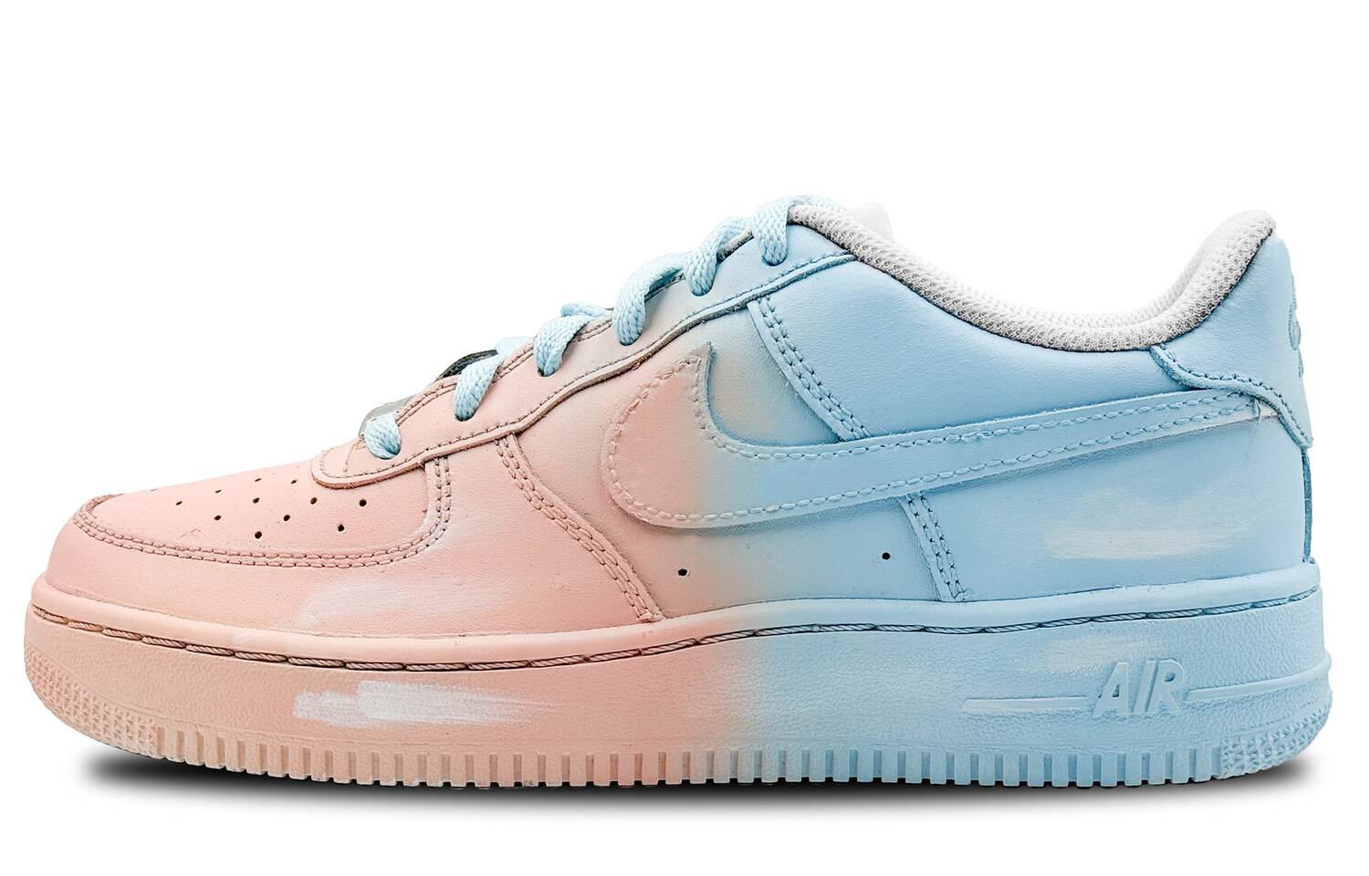 

Кроссовки Nike Air Force 1 Skateboarding Shoes Women's Low-top Blue, розовый