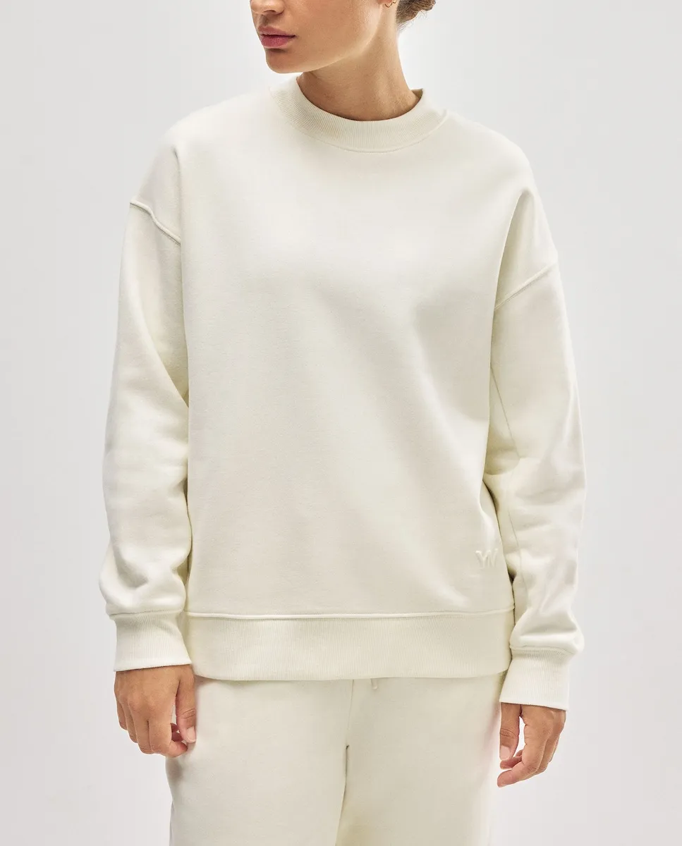 

Свитшот с круглым вырезом и внутренней флисовой подкладкой YSABEL MORA Ysabel Mora, светло-бежевый