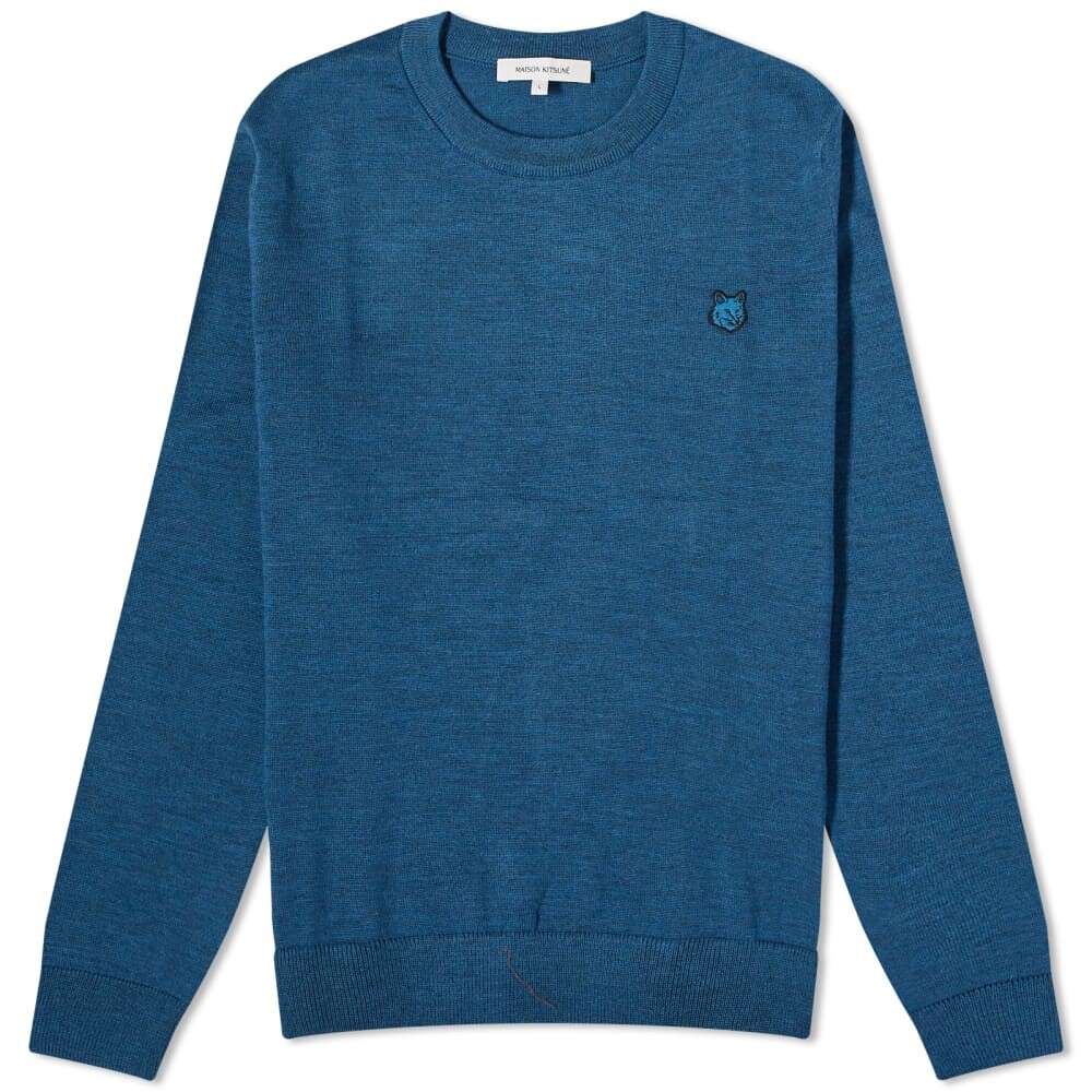 

Нашивка Maison Kitsune Tonal Fox в виде головы вязанной вязки