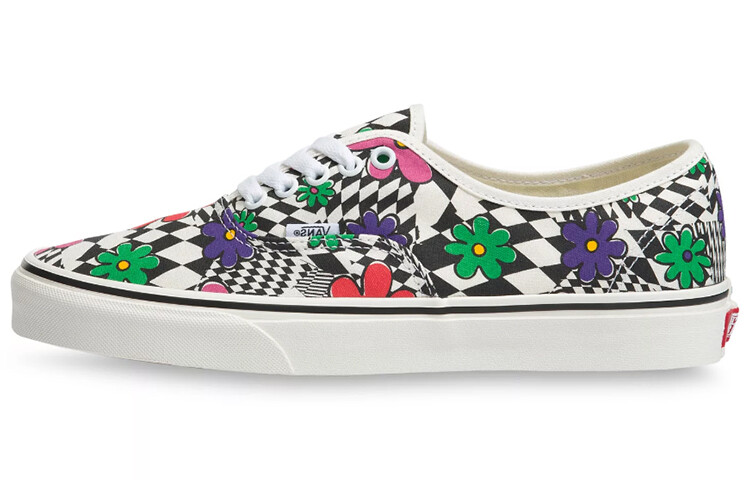 

Кроссовки Authentic Vans 'Floral Checkerboard', Серый, Кроссовки Authentic Vans 'Floral Checkerboard'