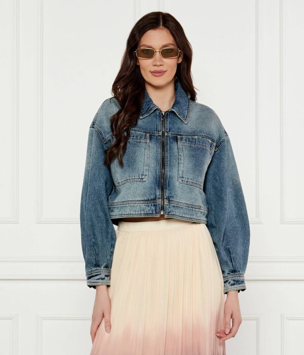 

Джинсовая куртка в vinciane Cropped fit Ba&Sh, синий