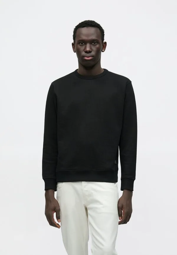 

Классическая толстовка с круглым вырезом jjedover Jack & Jones, Black, Черный, Классическая толстовка с круглым вырезом jjedover Jack & Jones, Black