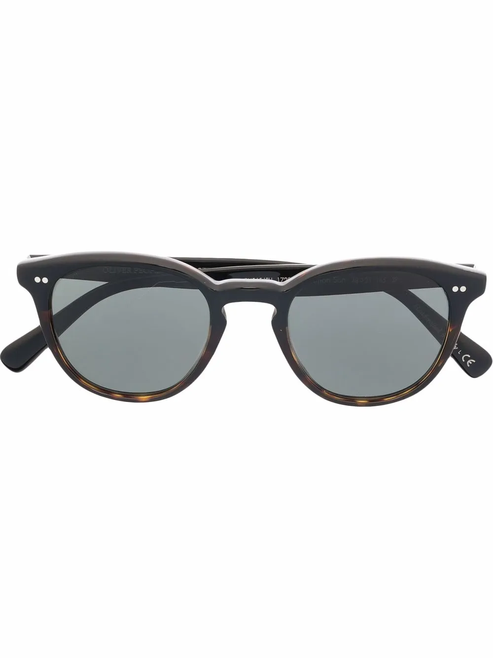 

Солнцезащитные очки Desmon трапециевидной формы Oliver Peoples, черный