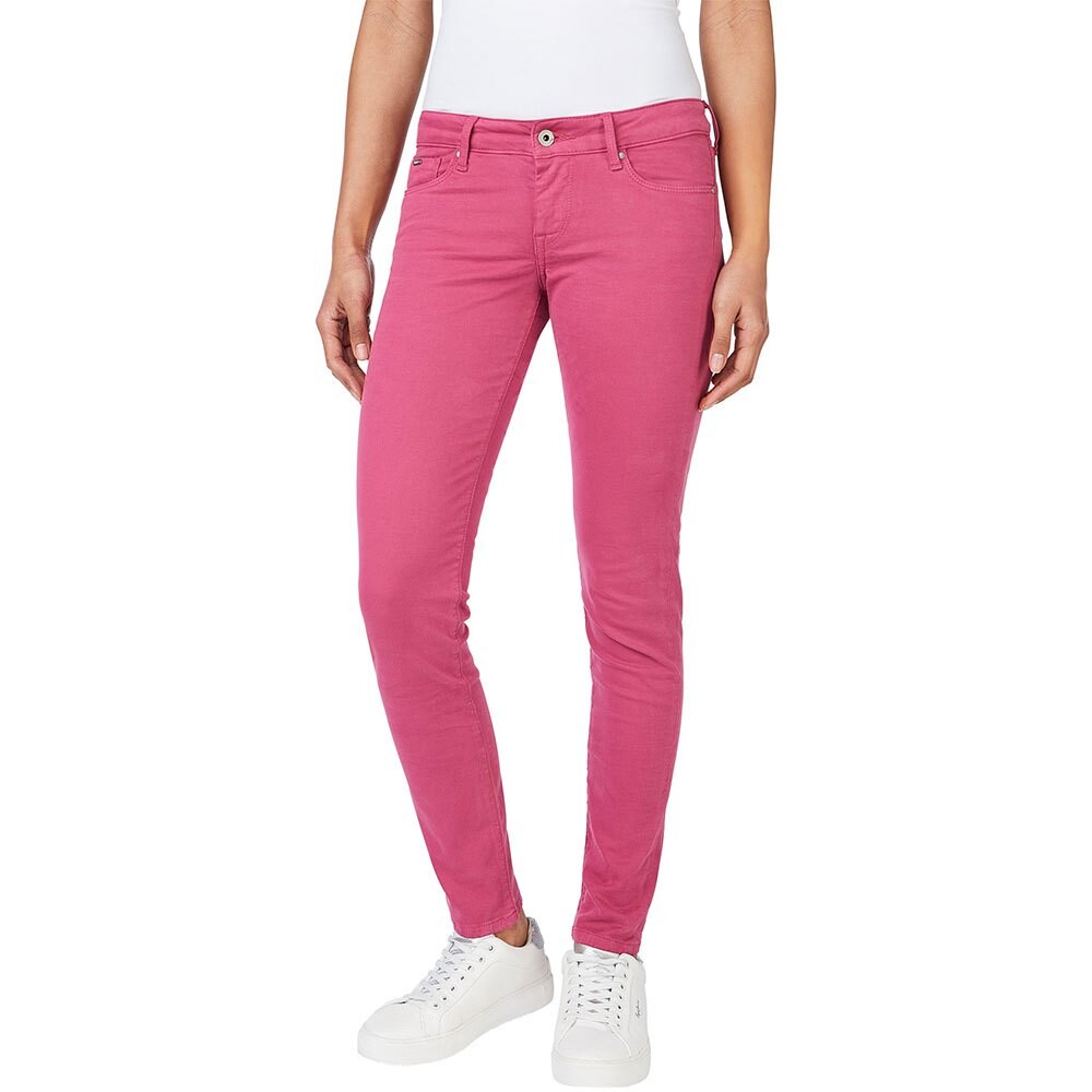 

Брюки Pepe Jeans Soho Mid Waist, розовый