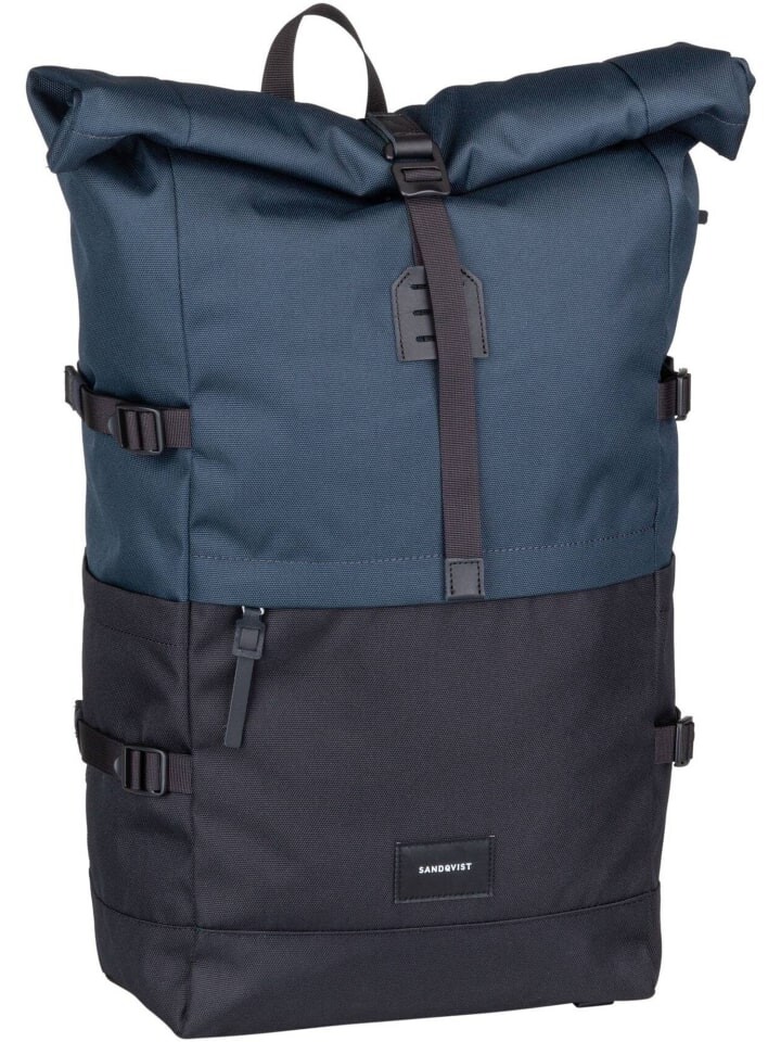 

Рюкзак SANDQVIST Laptop Bernt Rolltop, цвет multi black/navy