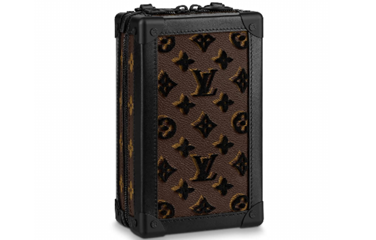 LOUIS VUITTON Вертикальный мягкий багаж с монограммой Tuffetage черный — фото 2