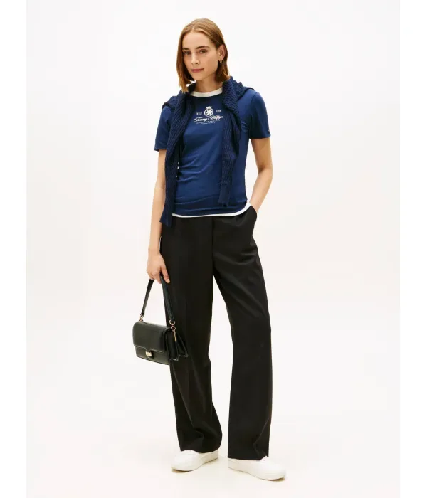 Футболка VARSITY slim fit Tommy Hilfiger, темно-синий — фото 2