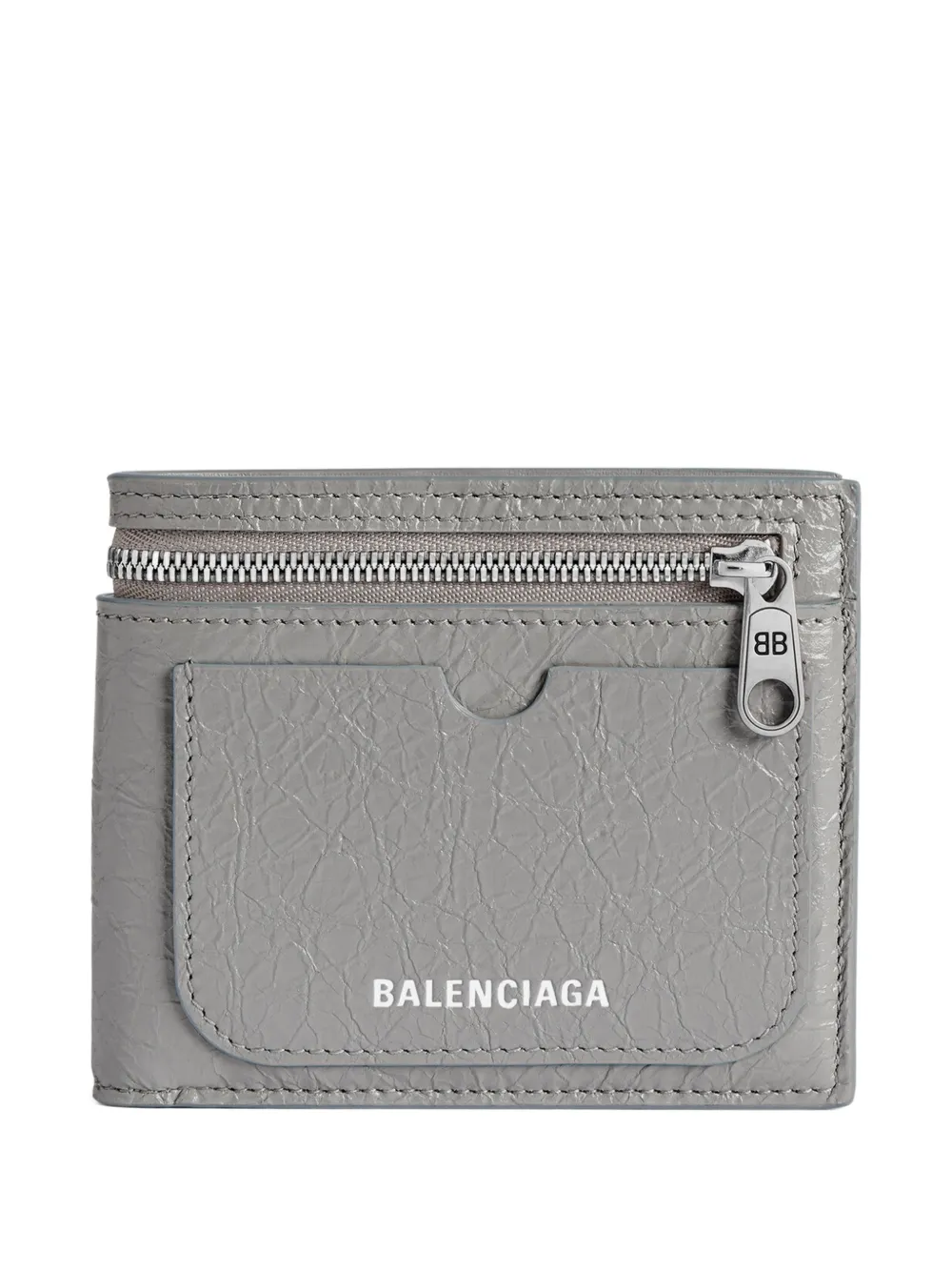 

Двускладной кошелек Balenciaga, серый
