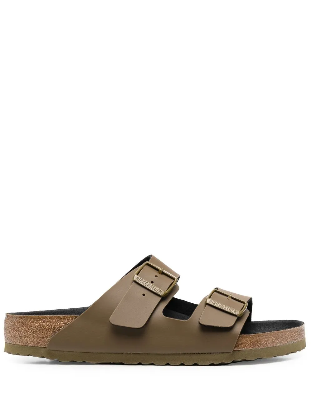 

Сандалии с открытым носком и пряжками BIRKENSTOCK, зеленый