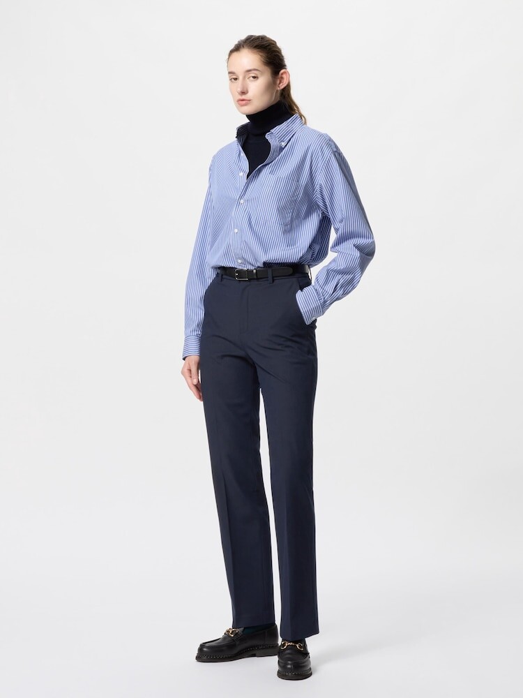 

Эластичные брюки Uniqlo, синий