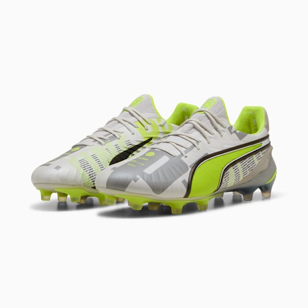 Мужские футбольные бутсы для игры на твердом/искусственном грунте King Ultimate Forever Puma, серый — фото 4