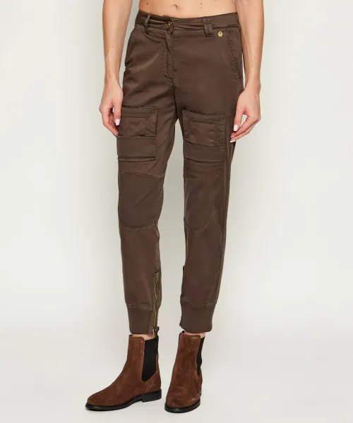 

Штаны-Карго с защитой от перегрузок Slim fit Aeronautica Militare, коричневый