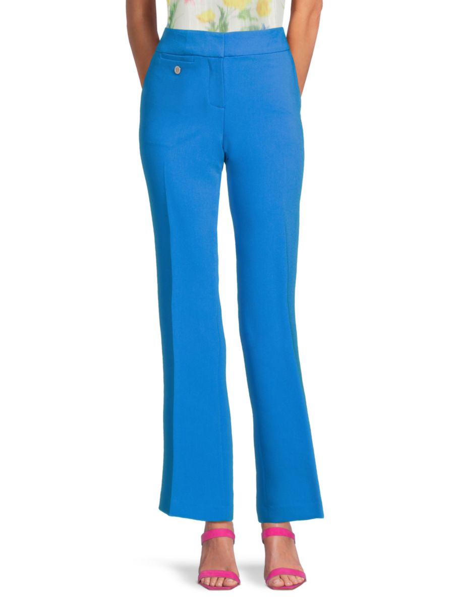 

Расклешенные брюки из эластичной ткани Karl Lagerfeld Paris, цвет French Blue