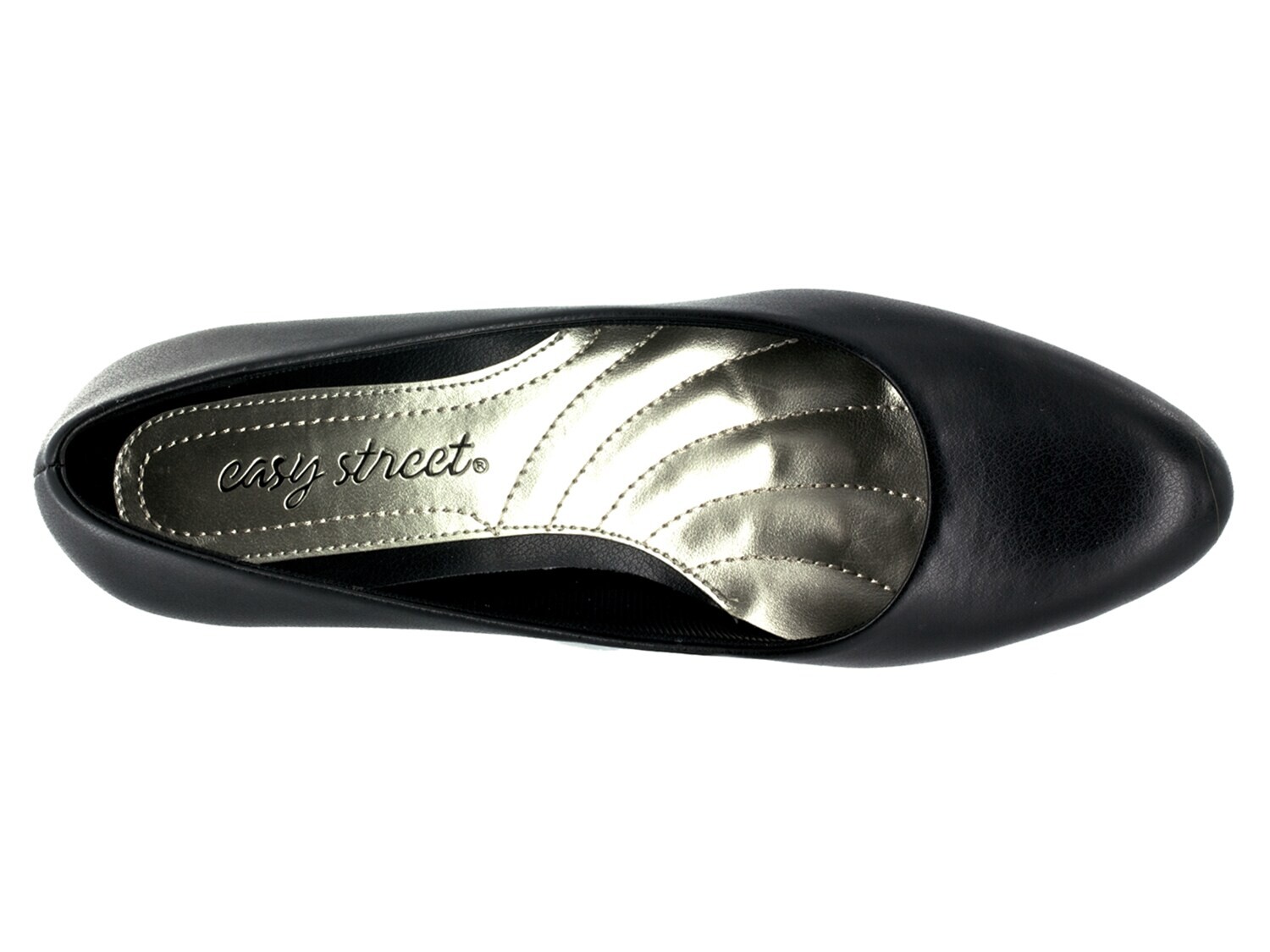 Туфли-лодочки кожаные Easy Street Fabulous, черный — фото 4