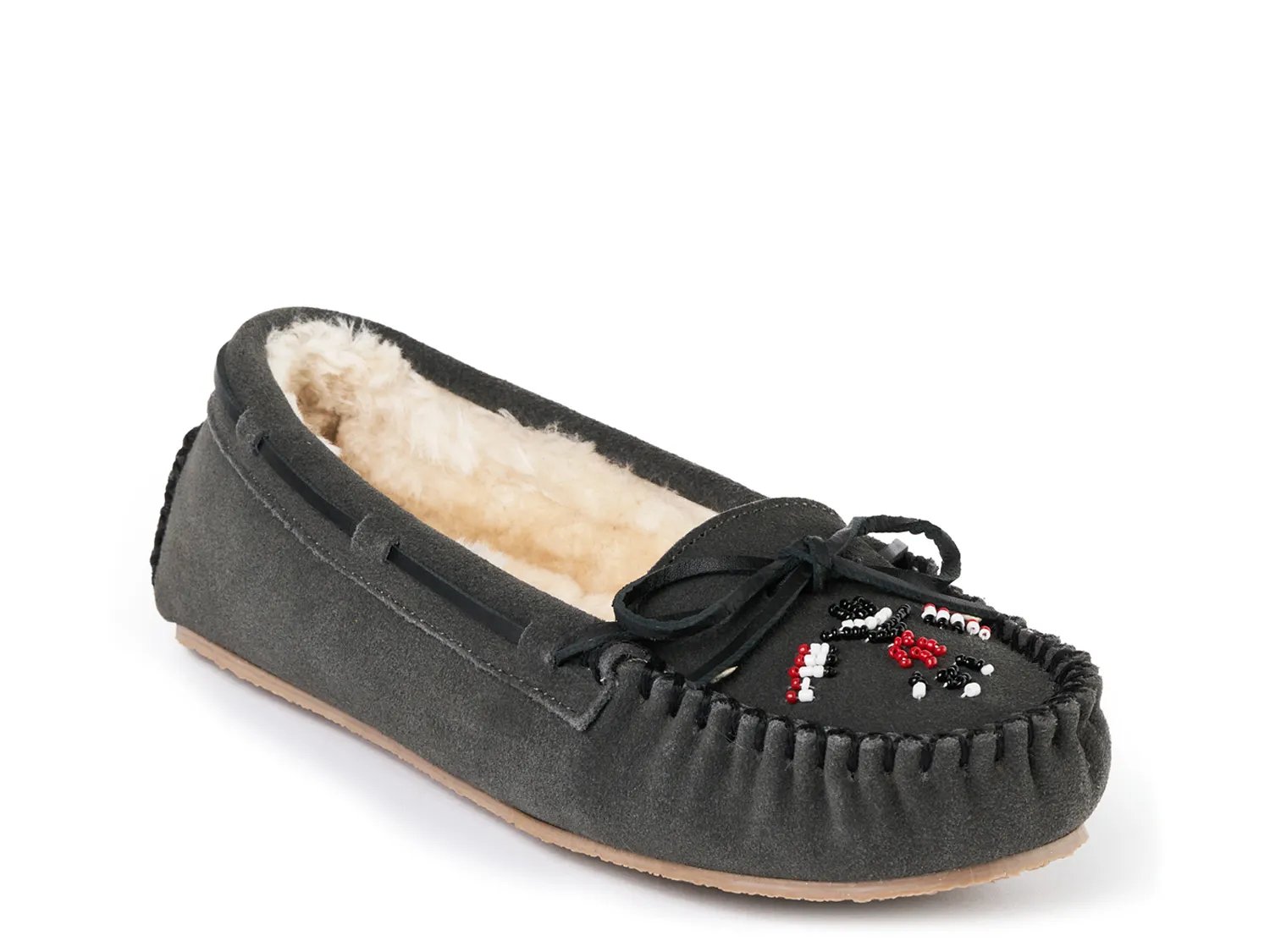 Тапочки Minnetonka Cally Thunderbird Animikii Slipper - Women's, серый