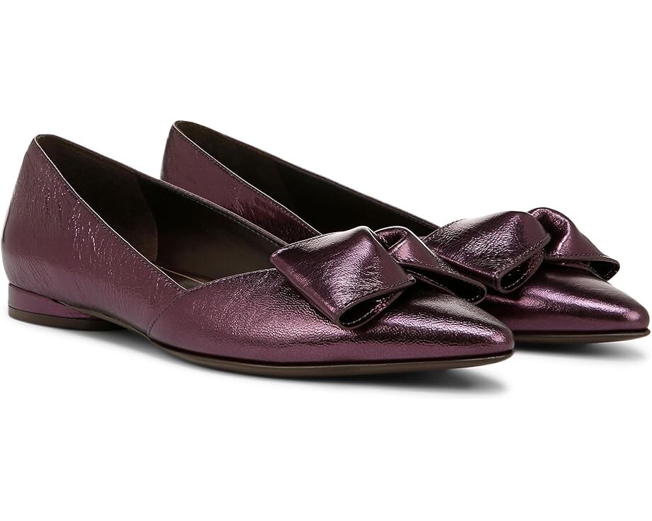 Туфли на плоской подошве Naturalizer Havana Bow, цвет Deep Plum Purple Leather
