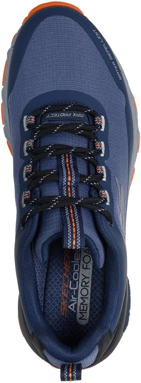 Мужские кроссовки Skechers Max Protect Promote Track Trainers, синий/оранжевый — фото 3
