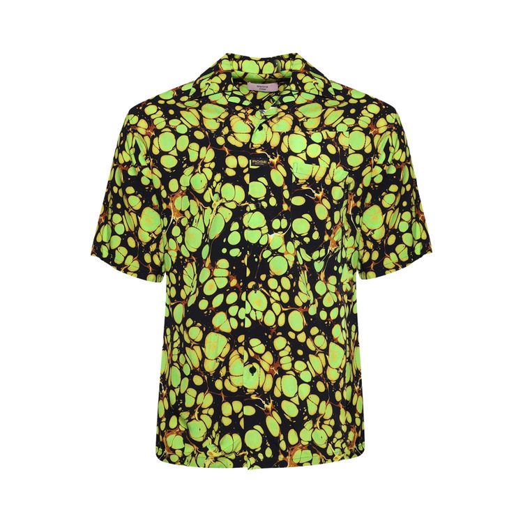 

Рубашка Martine Rose Hawaiian Shirt 'Green Marble', зеленый