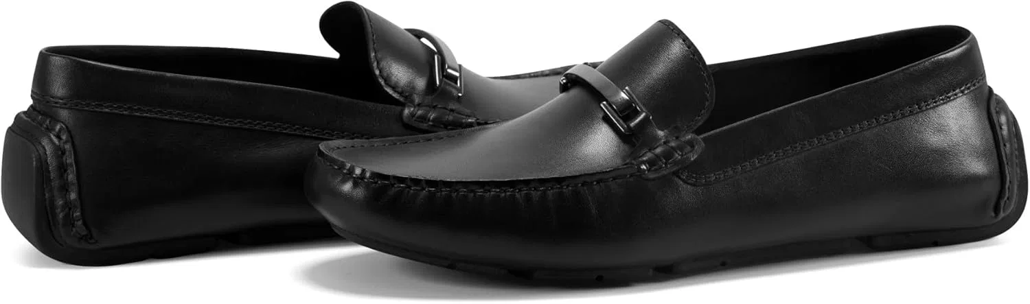Мужские мокасины Rockport Dirk, Black Leather — фото 4