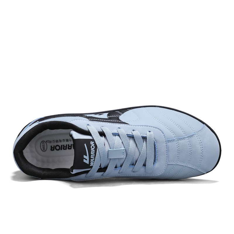 WARRIOR Slip Resistant, Abrasion Resistant, Lightweight Coverage низкие повседневные кроссовки мужские Light Blue Black — фото 4