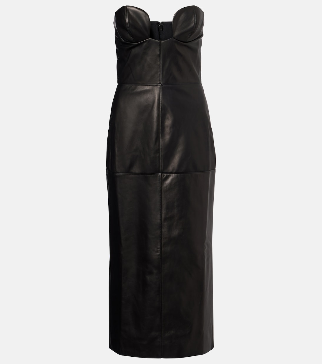 

Кожаное платье-корсет Nensi Dojaka, черный