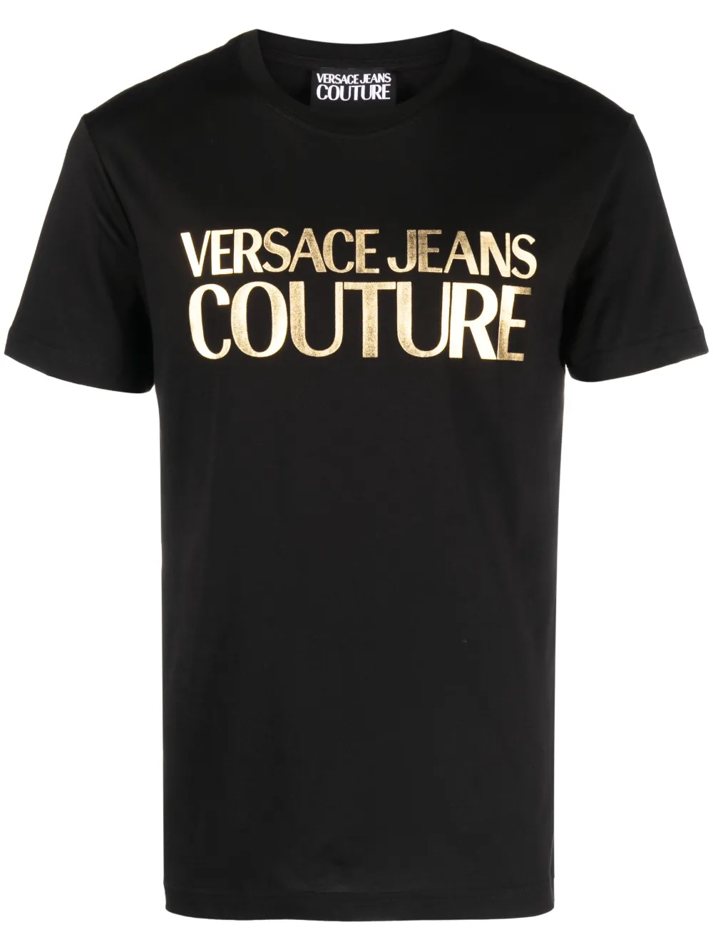 

Футболка с логотипом Versace Jeans Couture, черный