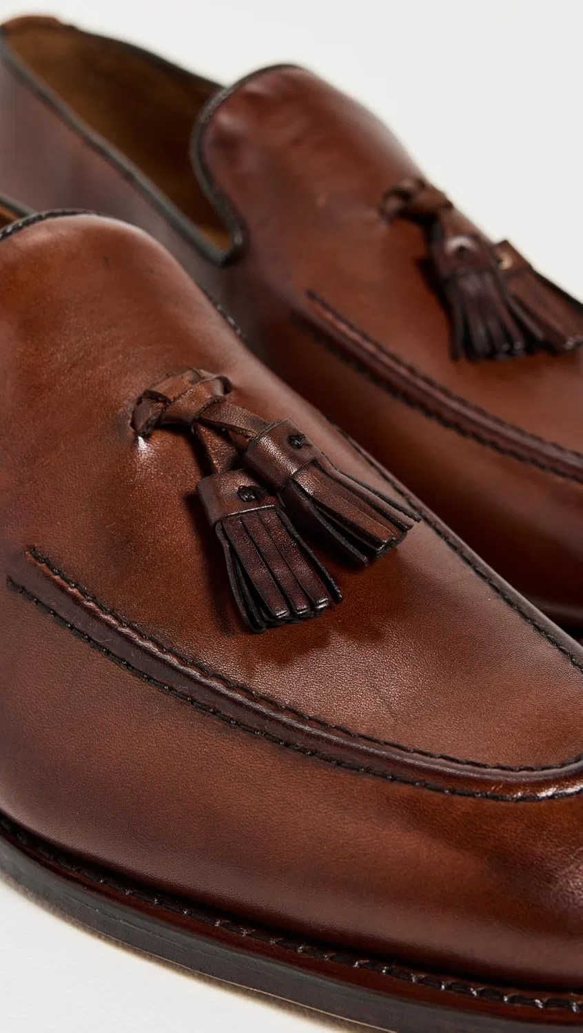 Лоферы Allen Edmonds Randolph, темно-чили — фото 4