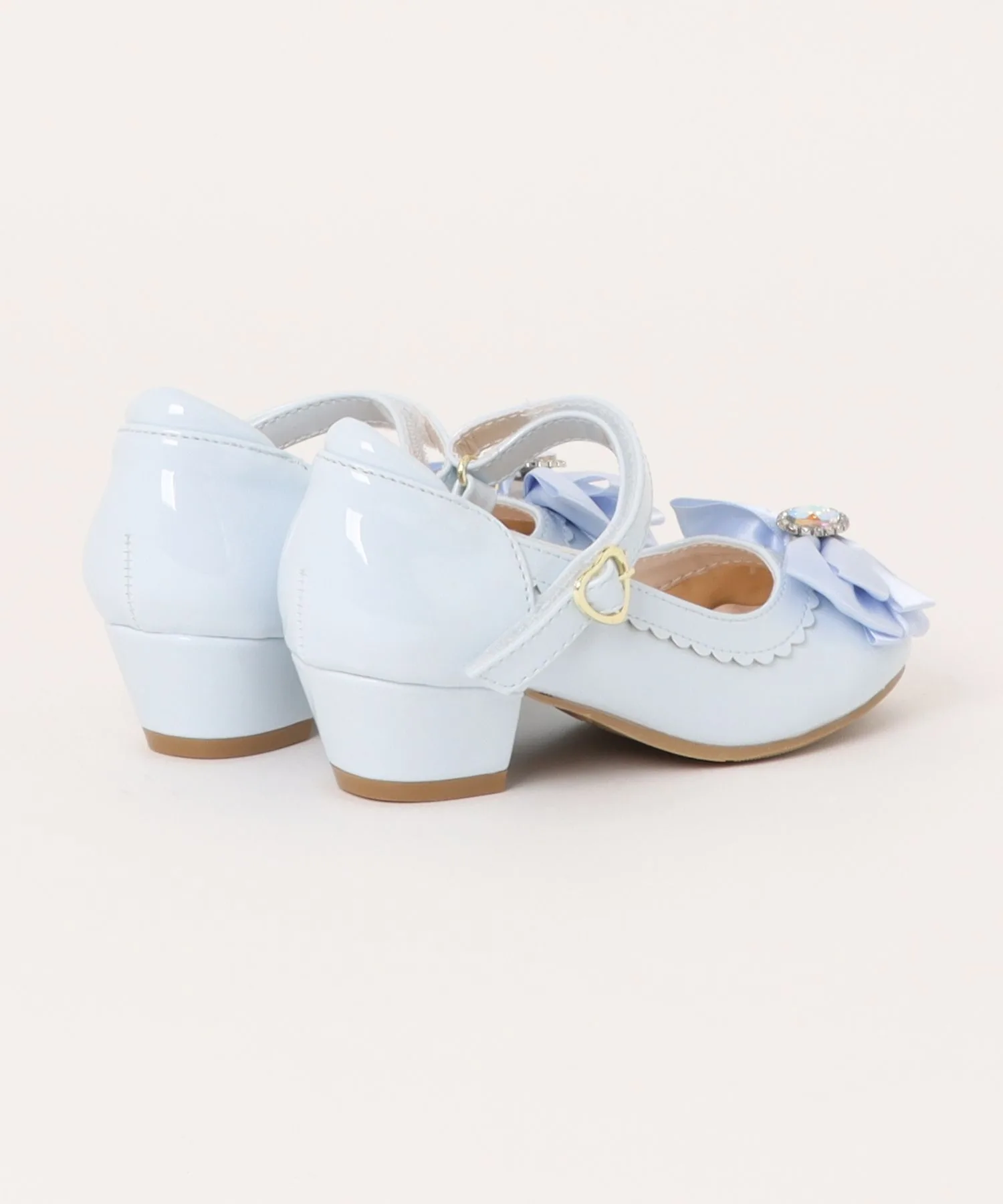 Детские балетки с бантом и стразами ASBee Betty Kids чёрные — фото 2