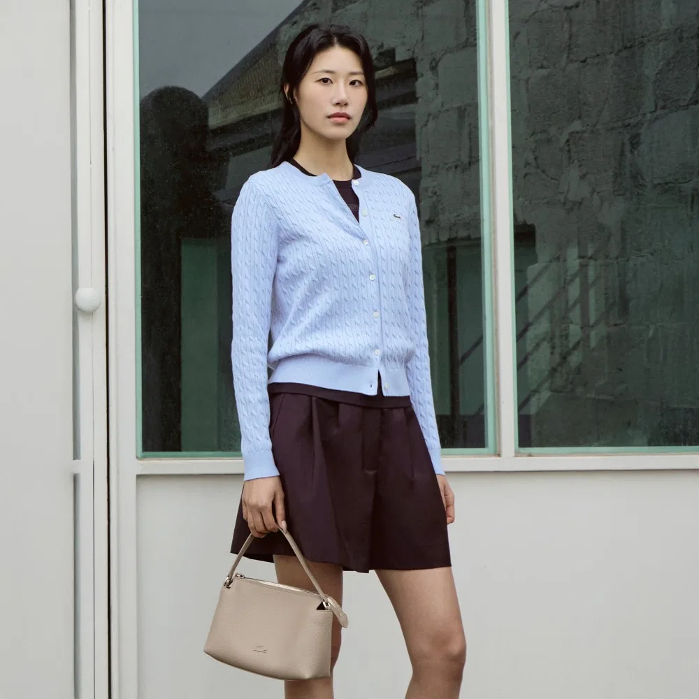 Шорты-бермуды Lacoste коричневого цвета