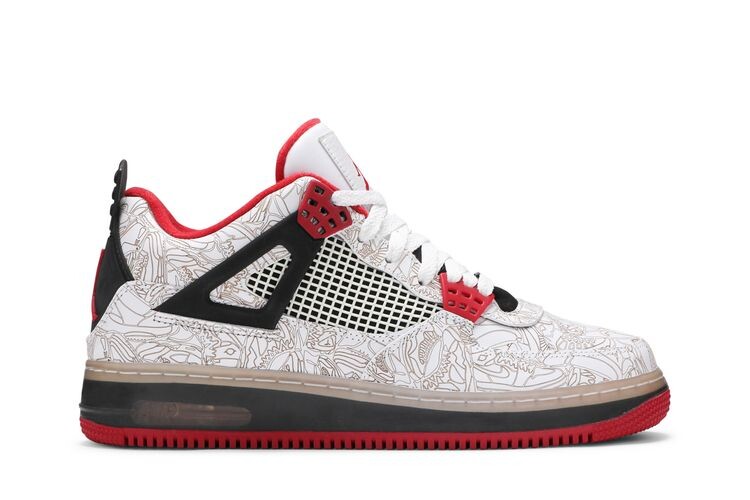 

Кроссовки Air Jordan Fusion 4 Premier White Laser, белый