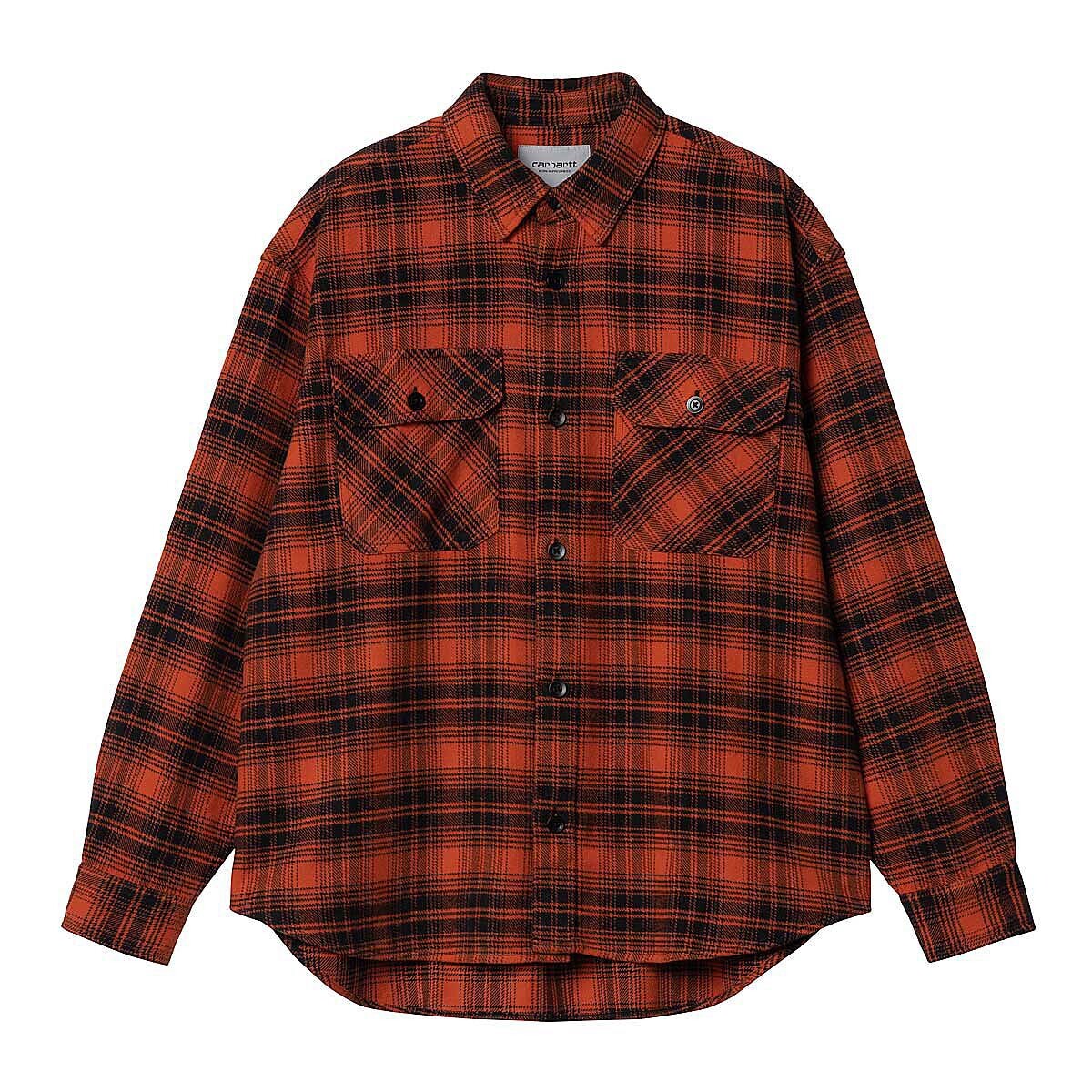 

Рубашка L/S Krenz Shirt Carhartt Wip, цвет Schwarz/Rot