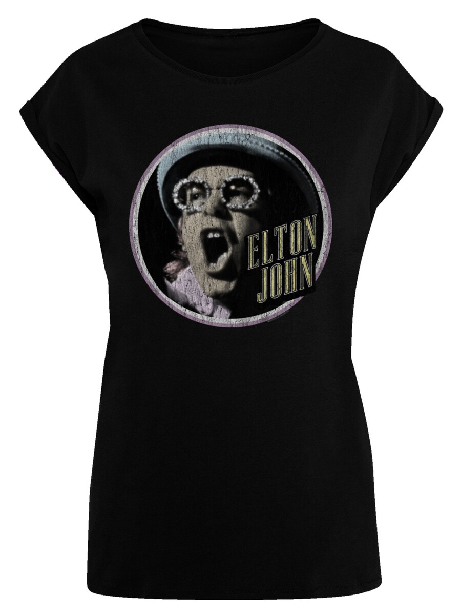 

Рубашка F4NT4STIC Elton John Vintage Circle, черный