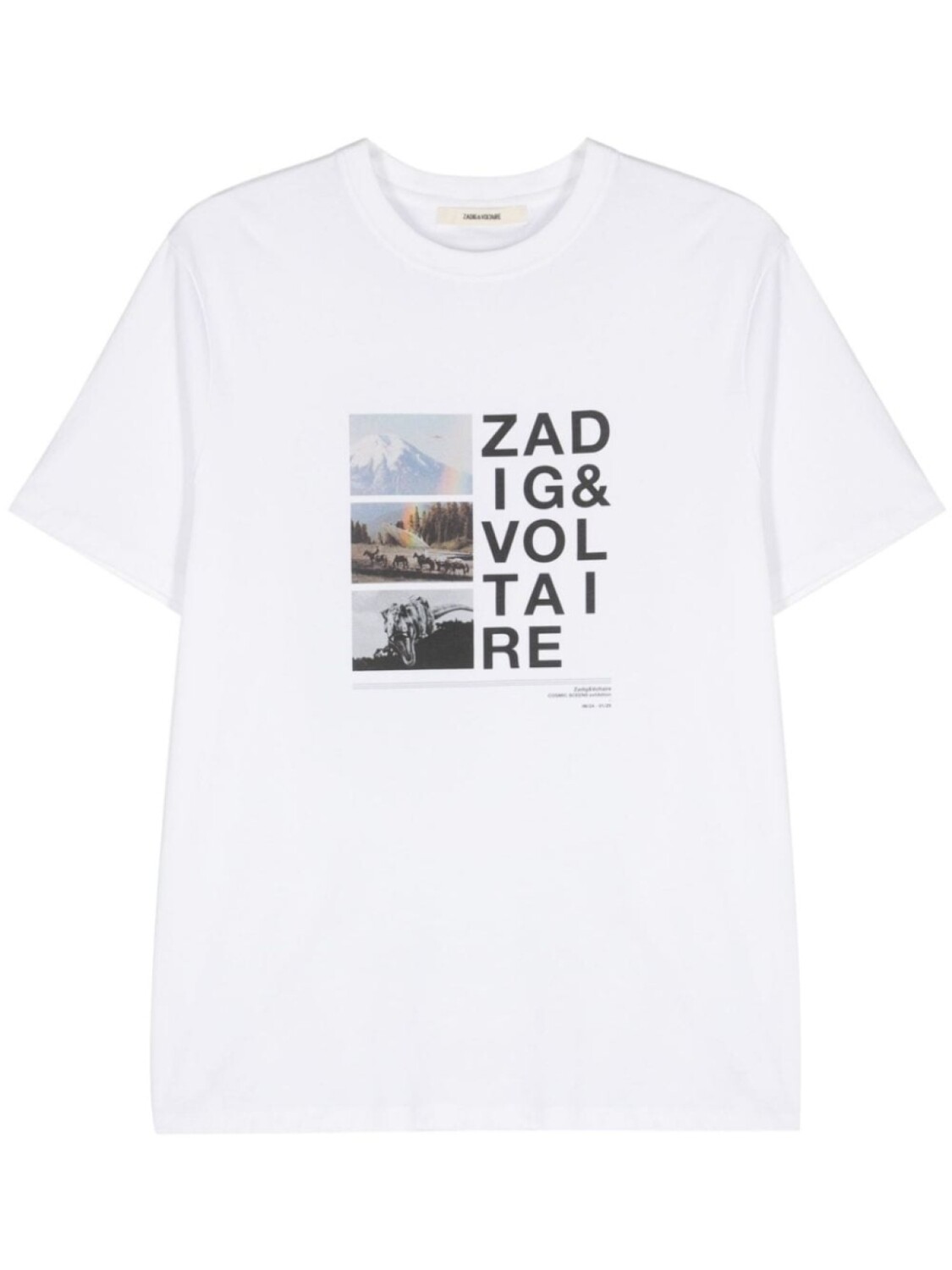 

Zadig&Voltaire футболка Ted с фотопринтом, белый