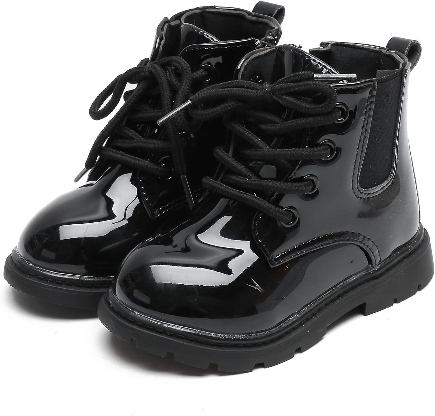 

Детские ботинки на молнии Komfyea для мальчиков и девочек (для малышей и детей младшего возраста), Black17