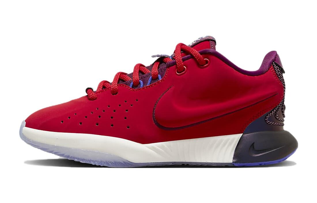 

Детские баскетбольные кроссовки Nike Lebron 21 GS, University Red/Bordeaux Burgundy/Azure/Ivory