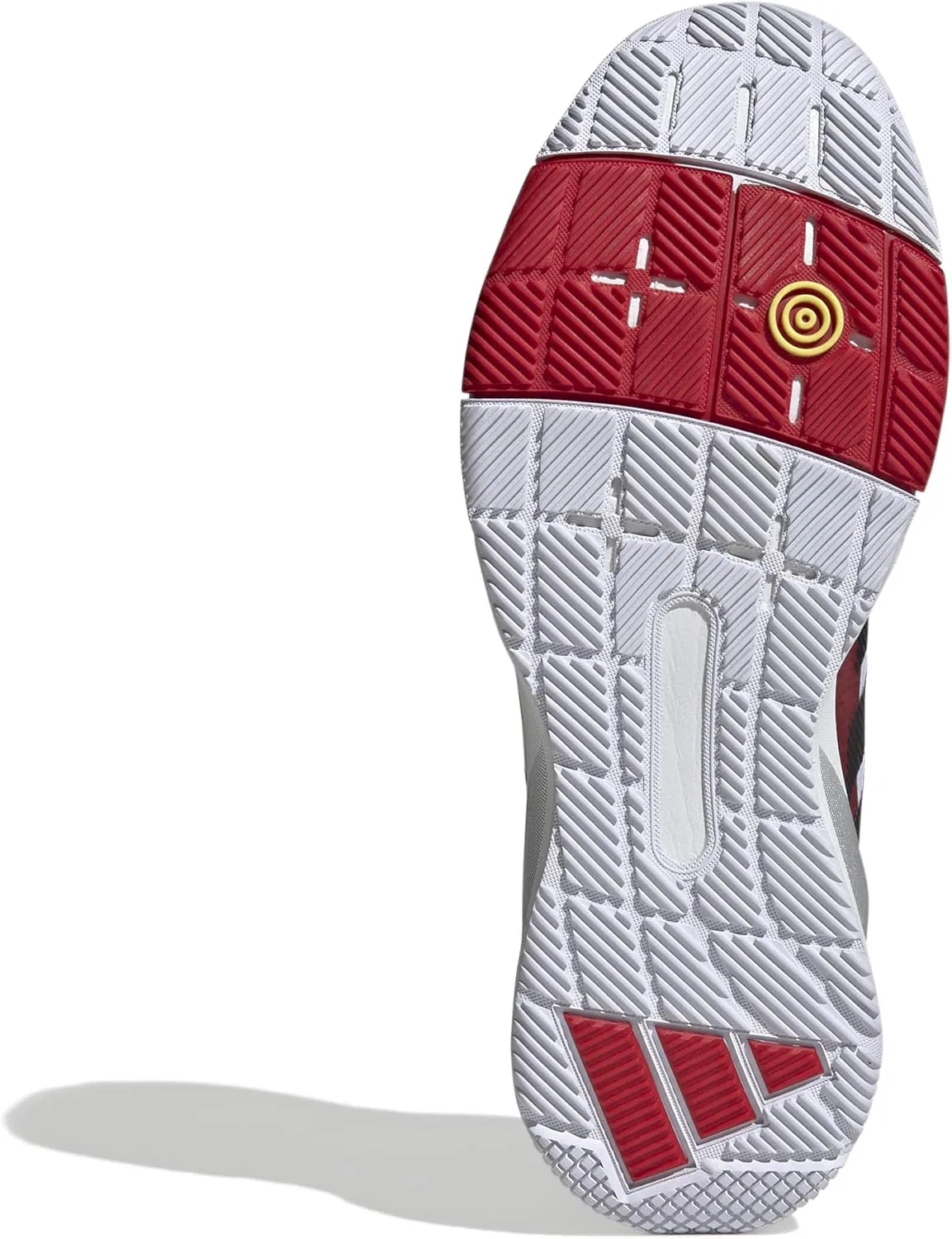 Кроссовки для падел-тенниса adidas Crazyquick Lightstrike, White/Black/Lucid Red — фото 3
