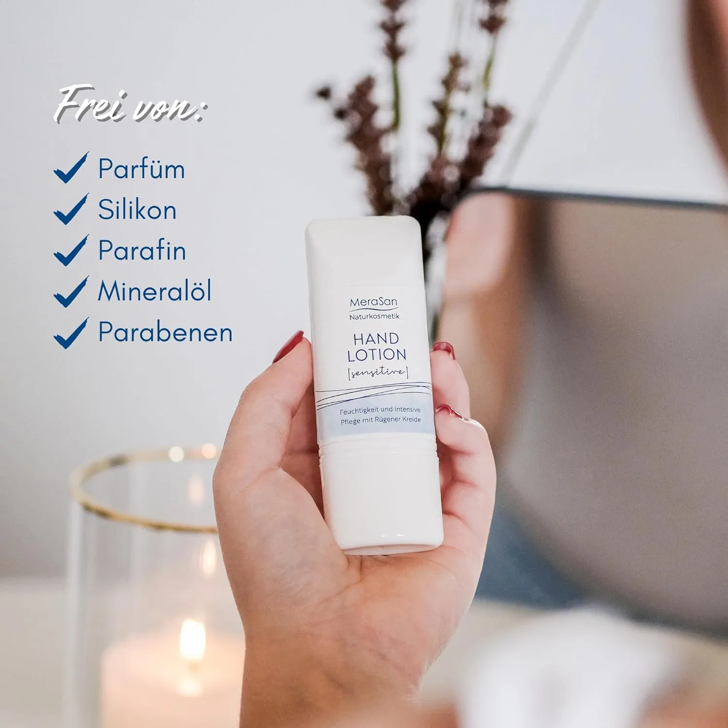 Веганский органический лосьон для рук MeraSan Natural Cosmetics Sensitive 30 мл Merasan — фото 4