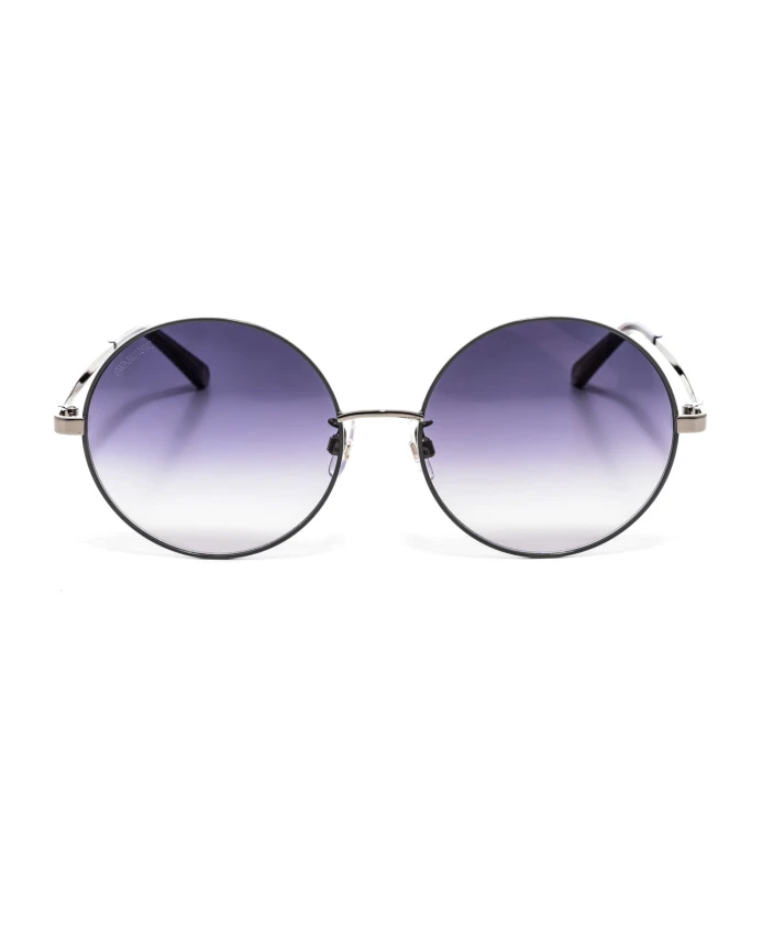 

Круглые металлические солнцезащитные очки SK0301-K для женщин Swarovski, серый