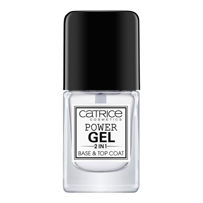 

Power gel 2 в 1 основа для лака и верхнее покрытие Catrice, 10,5 мл