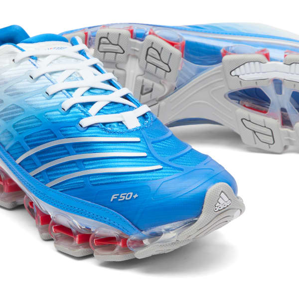 Кроссовки Megaride f50 Adidas, синий bird, серебро met. & ftwr белый — фото 3