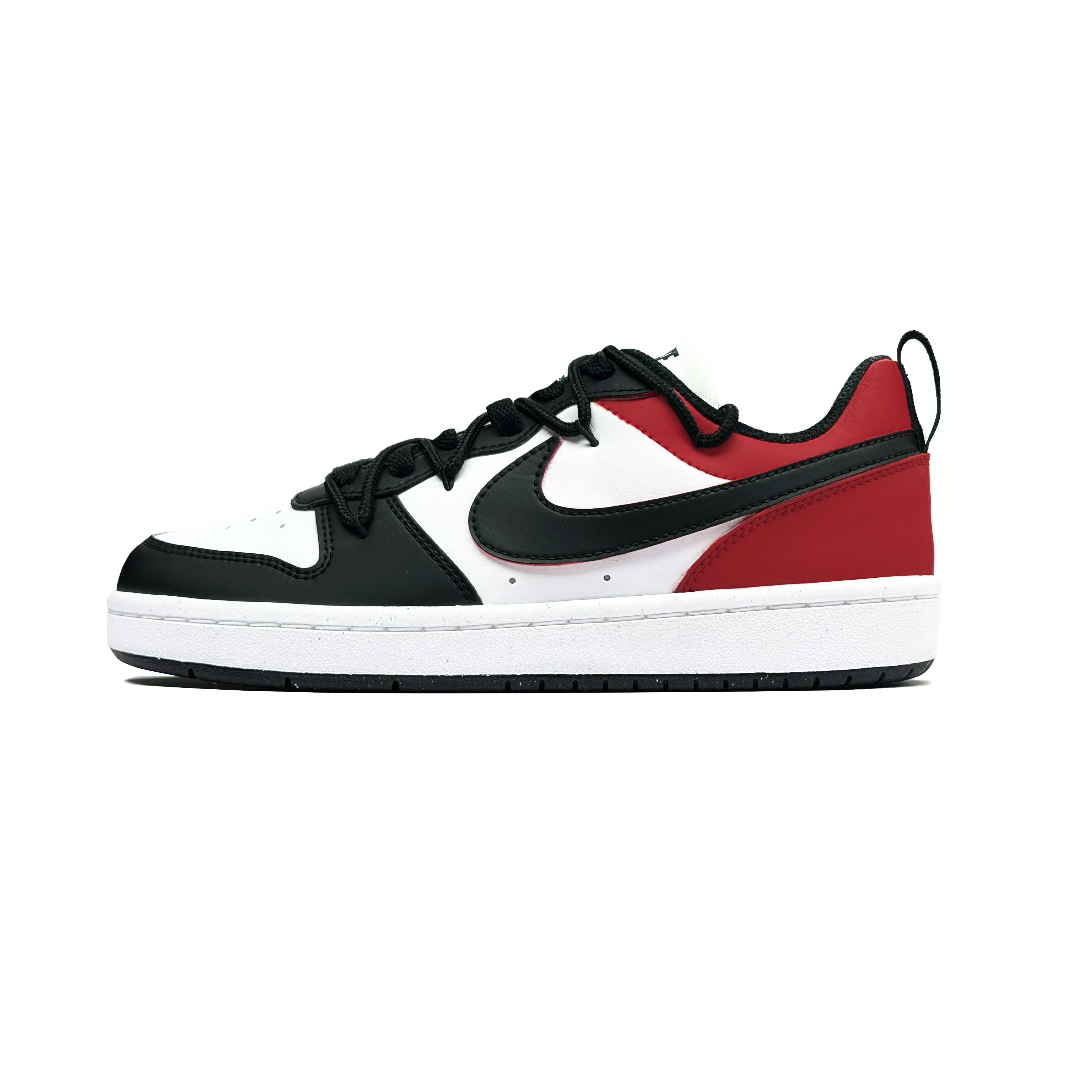 

Nike Детские кроссовки для скейтбординга Court Borough Melted Floral Shadow, дышащие, быстросохнущие, низкие, черные, красные, для подростков