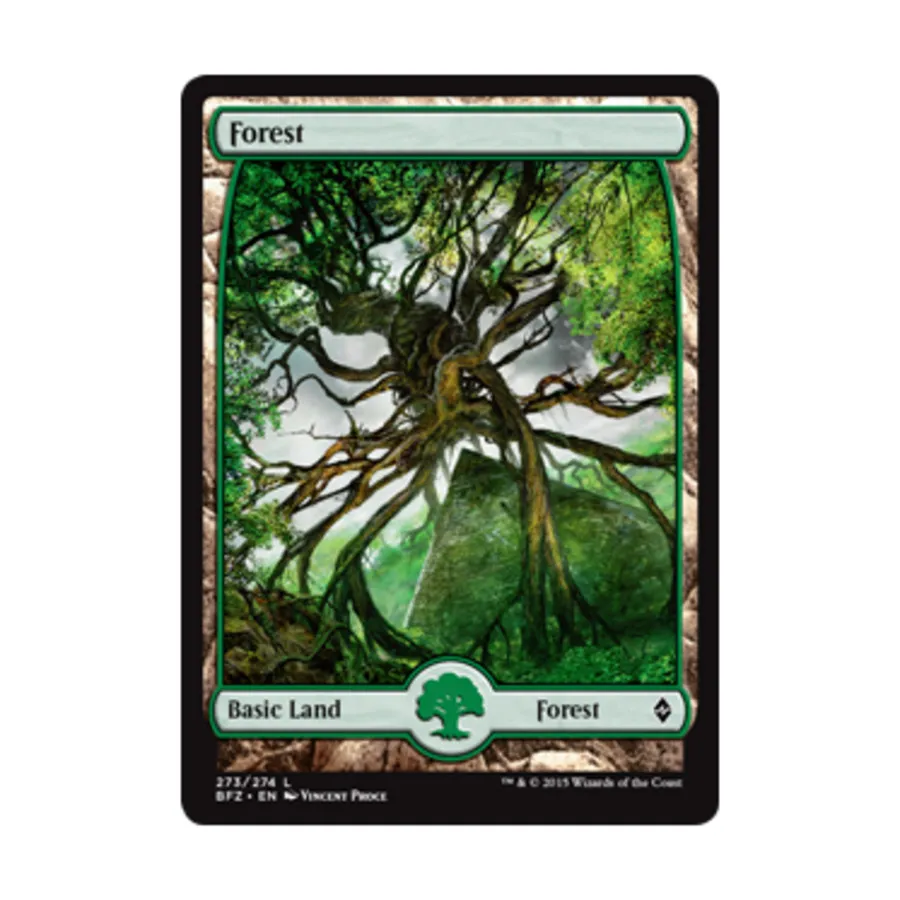 

CCG Лес № 273 (Расширенная граница) (С), MTG - Battle for Zendikar