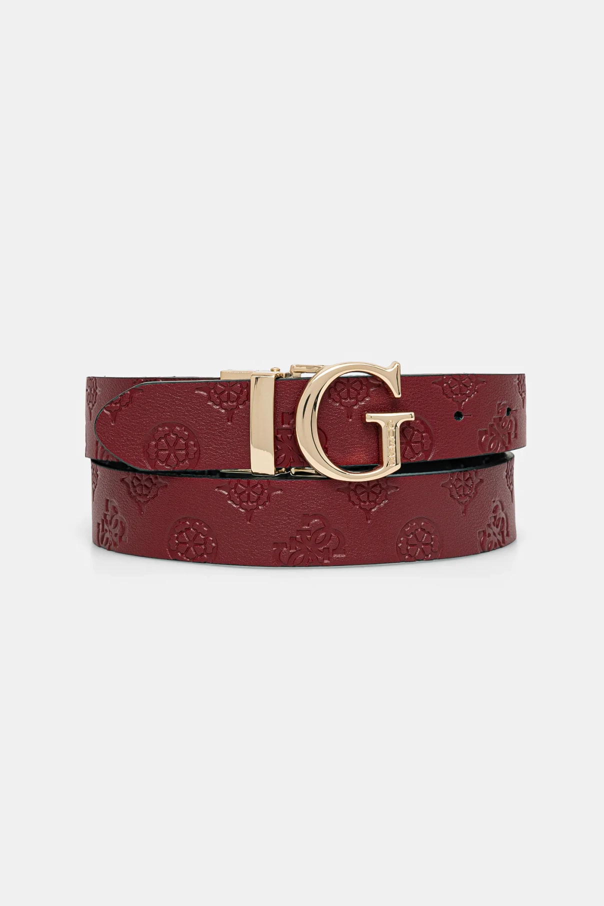 

Двусторонний ремень Guess, красный