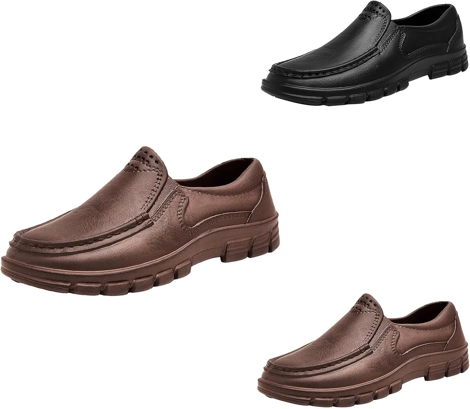 Лоферы кожаные Retro Loafers, коричневый — фото 2