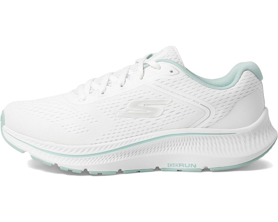 Кроссовки SKECHERS Go Run Consistent 2.0 Mile, цвет White/Mint — фото 4