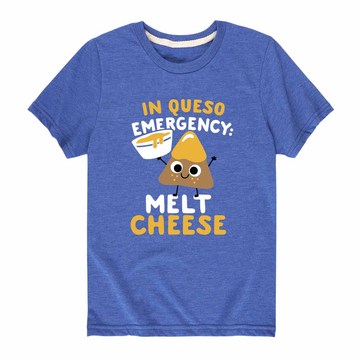 

Футболка Queso Emergency Melt Cheese для мальчиков 8–20 лет с рисунком плавленного сыра Licensed Character