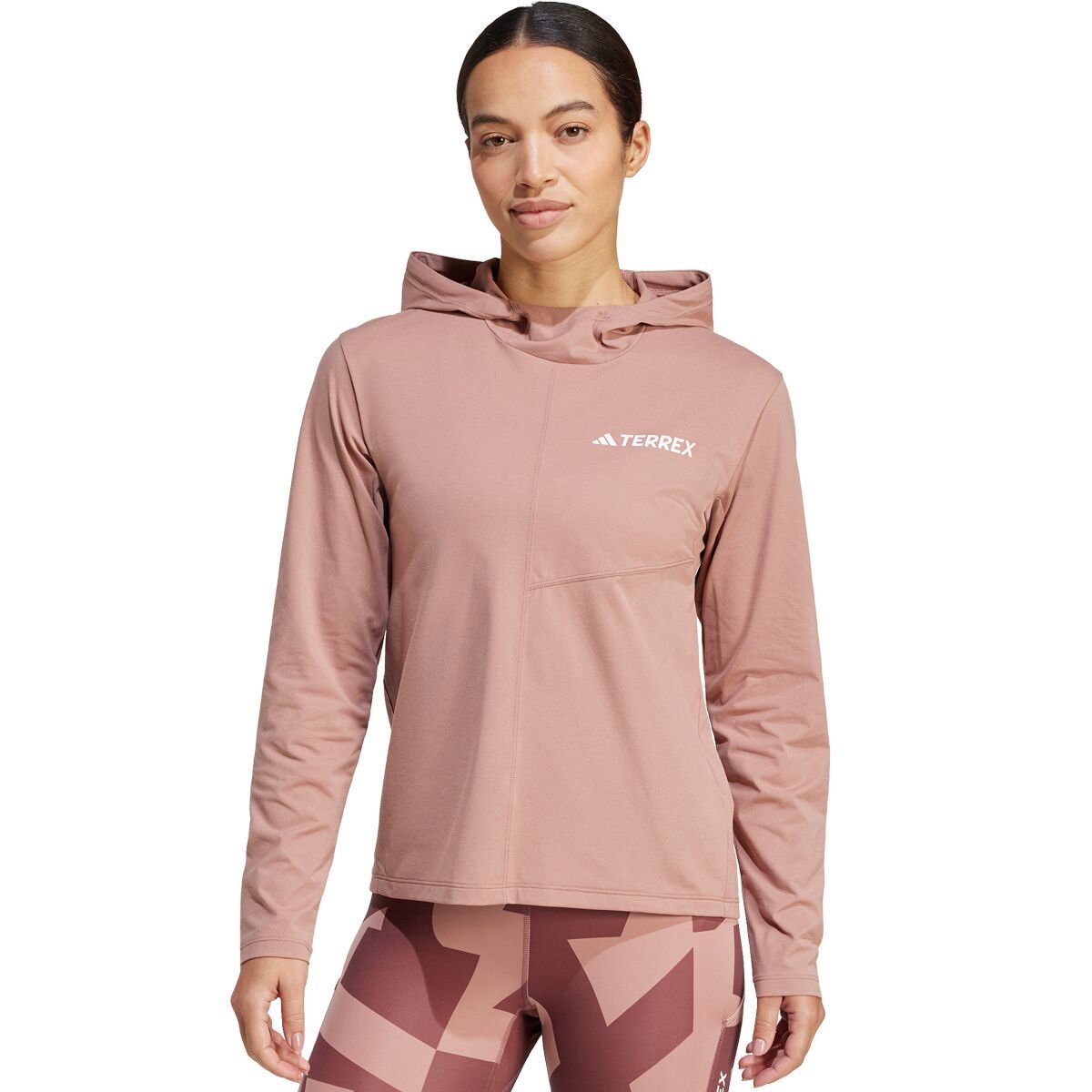 

Мульти солнцезащитная худи Adidas Terrex, цвет warm clay